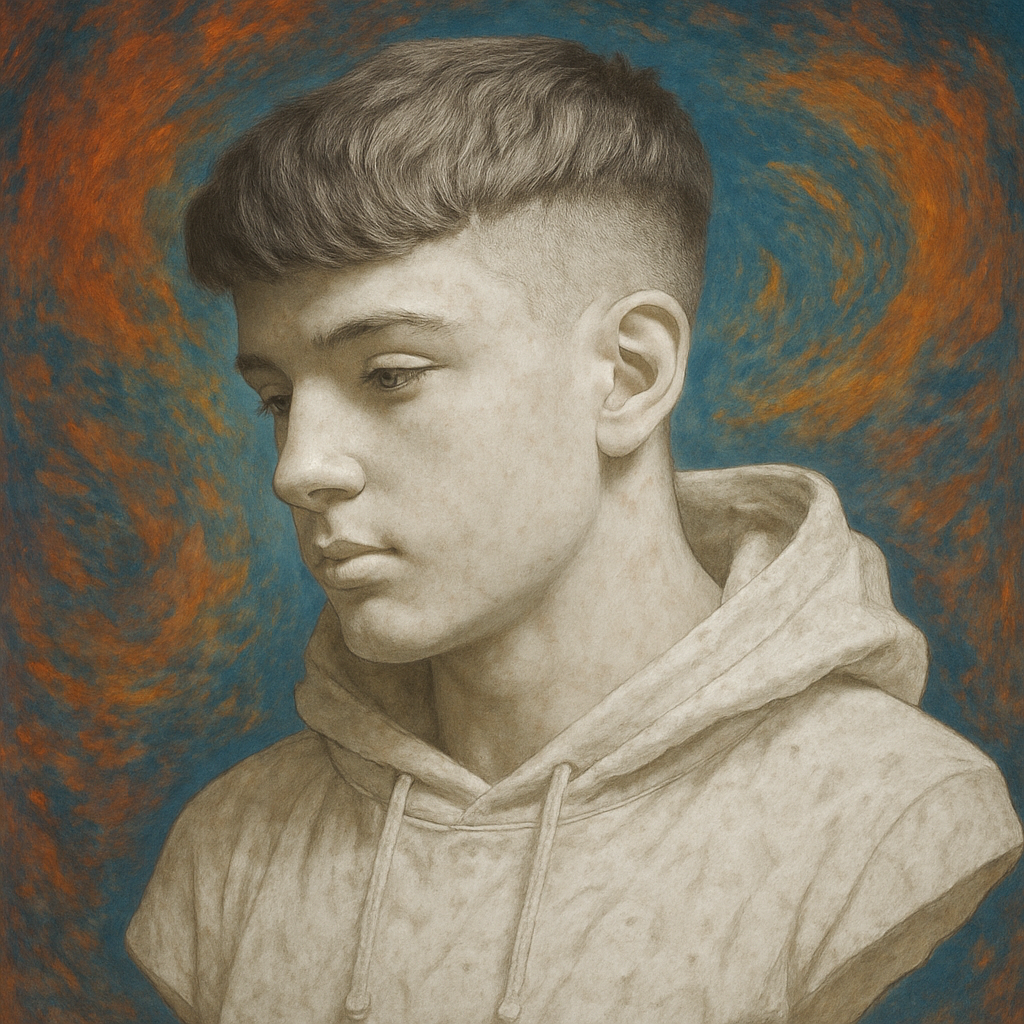 White man with a beard, wearing a baseball cap and smiling